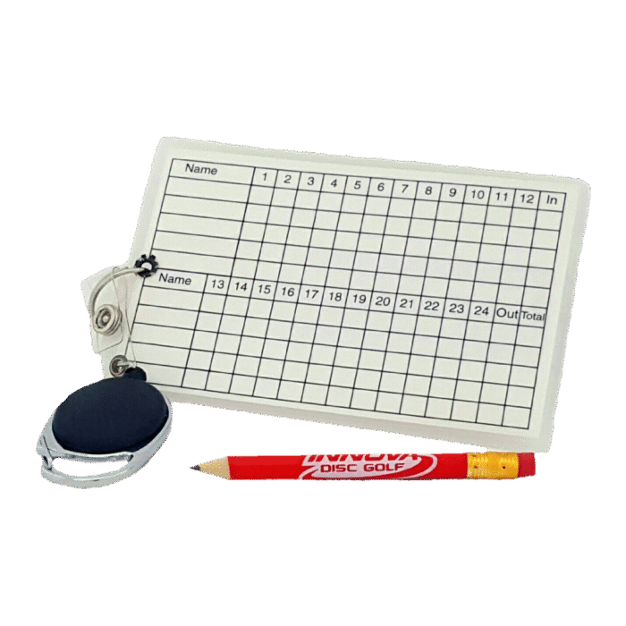 24 Hole Retractable & Erasable Scorecard 2753946