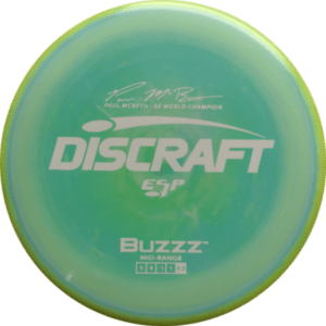 Discraft Paul McBeth 5X ESP Swirly Buzzz Blue Teal Green
