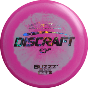 Discraft Paul McBeth 5X ESP Swirly Buzzz Bubblegum Swirl $$$ Stamp