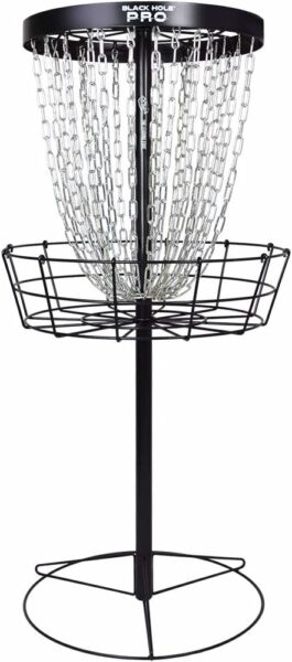 mvp black hole pro disc golf basket available at sweet spot disc golf on a discount