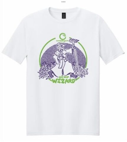 Hemp Wizard T-Shirt Sweet Spot Disc Golf